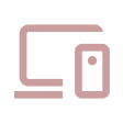 icon for a speed guage that is light red in color